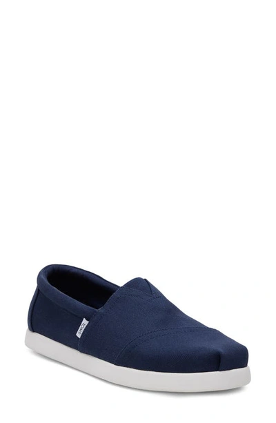 Shop Toms Alp Fwd Slip-on In Navy