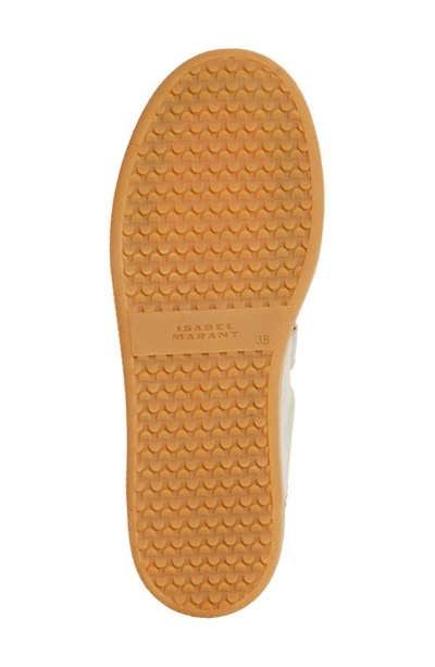 Isabel Marant Beth Mixed Leather Triple-grip Sneakers In Taupe