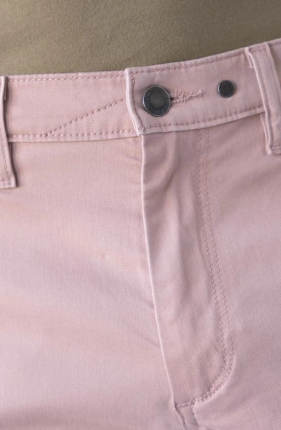 Shop Devil-dog Dungarees 7-inch Performance Stretch Chino Shorts In Dusty Mauve