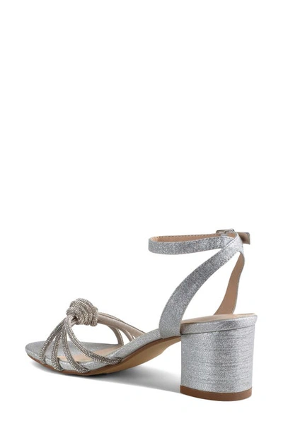 Touch Ups Libra Ankle Strap Sandal In Silver