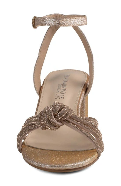 Touch Ups Libra Ankle Strap Sandal In Champagne