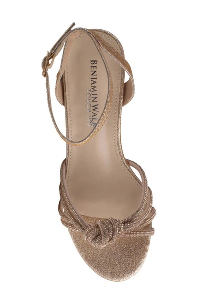 Touch Ups Libra Ankle Strap Sandal In Champagne