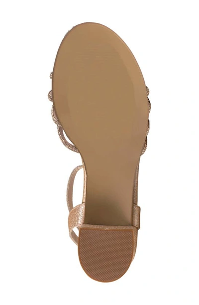 Touch Ups Libra Ankle Strap Sandal In Champagne