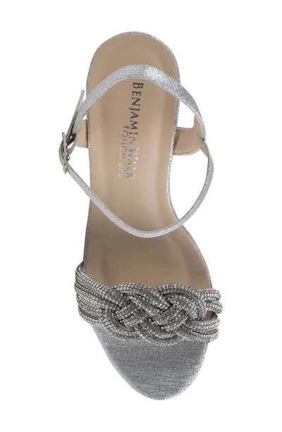 Touch Ups Gemini Platform Wedge Sandal In Silver