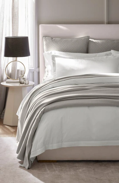 Boll & Branch Organic Lightweight Bed Blanket In Pewter