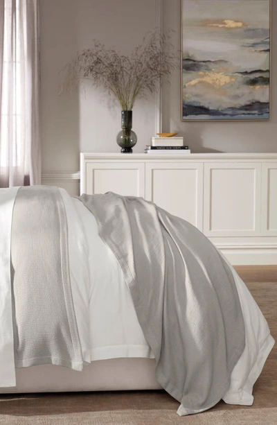 Boll & Branch Organic Lightweight Bed Blanket In Pewter