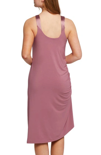 Shop Fleur't Shirred Nightgown In Mesa Rose