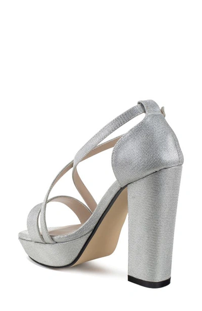 Shop Touch Ups Chloe Platform Sandal In Silver