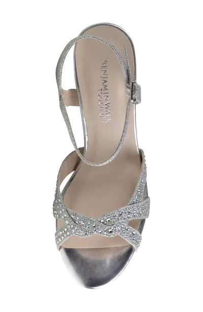 Touch Ups Ava Ankle Strap Sandal In Silver
