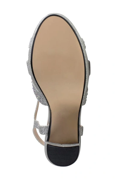 Shop Touch Ups Ava Ankle Strap Sandal In Silver