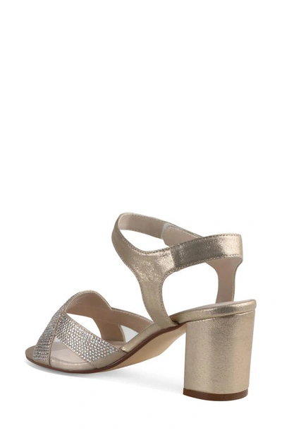 Shop Touch Ups Cam Ankle Strap Sandal In Champagne