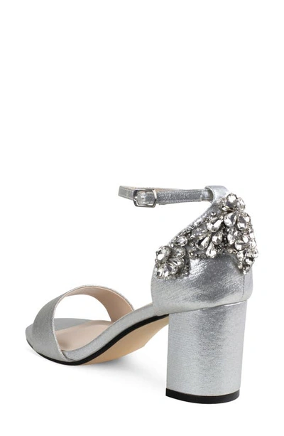 Touch Ups Olivia Ankle Strap Sandal In Silver