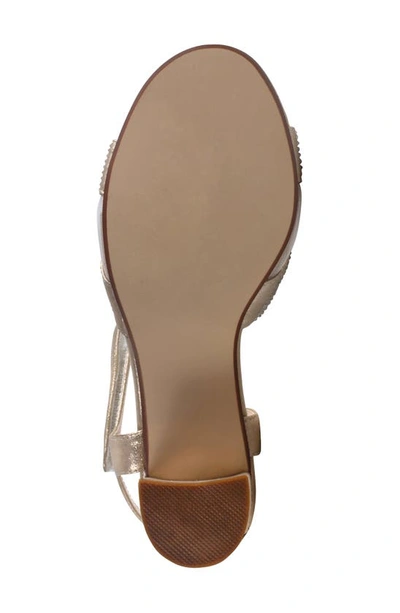 Shop Touch Ups Cam Ankle Strap Sandal In Champagne