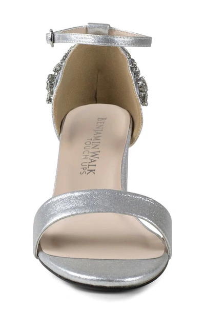 Touch Ups Olivia Ankle Strap Sandal In Silver