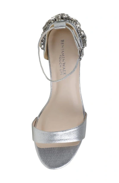 Touch Ups Olivia Ankle Strap Sandal In Silver