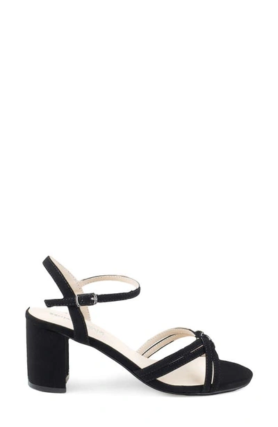Touch Ups Elle Ankle Strap Sandal In Black