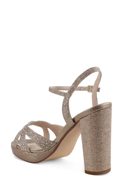 Touch Ups Ava Ankle Strap Sandal In Champagne
