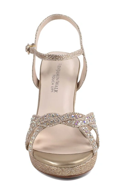 Shop Touch Ups Ava Ankle Strap Sandal In Champagne