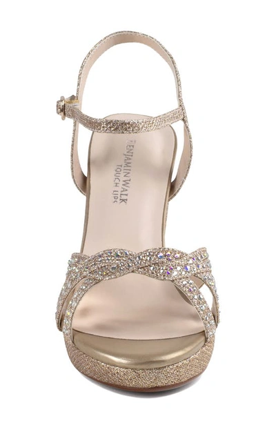 Touch Ups Ava Ankle Strap Sandal In Champagne