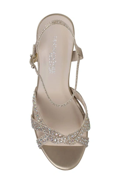 Shop Touch Ups Ava Ankle Strap Sandal In Champagne