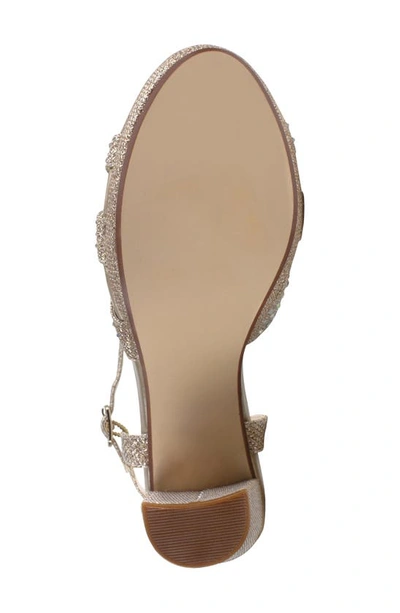 Shop Touch Ups Ava Ankle Strap Sandal In Champagne