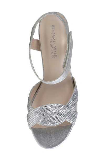 Shop Touch Ups Cam Ankle Strap Sandal In Silver