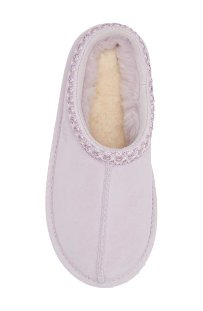 Shop Ugg Kids' K-tasman Ii Embroidered Slipper In Lavender Fog