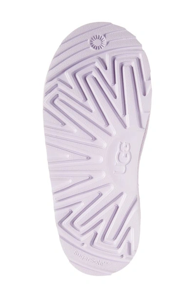 Shop Ugg Kids' K-tasman Ii Embroidered Slipper In Lavender Fog