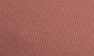 Uwila Warrior Ribbed Stretch Cotton Racerback Bralette In Toffee