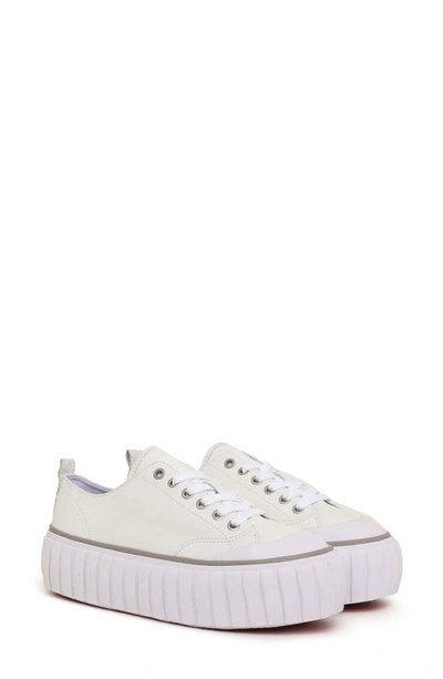 Shop Diesel Hanami Low Top Platform Sneaker In White