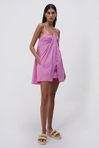 Shop Jonathan Simkhai Kendall Dress In Opera Pink