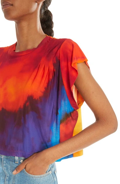 Shop Rabanne Plastic Art Tie Dye Boxy T-shirt
