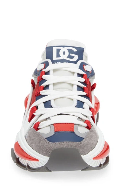 Dolce & Gabbana Airmaster Panelled Sneakers In White Multicolor