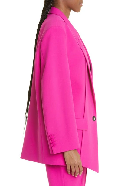 Shop Attico Glen Tailored Blazer In Super Pink