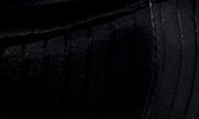 Shop Mugler Glossy Embossed Bonded Jersey Bralette In Black