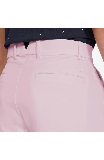Shop Nike Dri-fit Flat Front Golf Shorts In Pink Foam/ Pink Foam