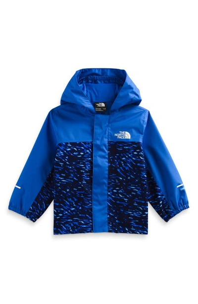 Shop The North Face Antora Waterproof Recycled Polyester Rain Jacket In Blue Bird Camo Print