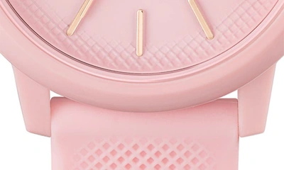 Lacoste Women's L.12.12 Pink Silicone Strap Watch 36mm In Pink