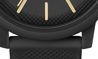 Lacoste Men's L.12.12 Black Silicone Strap Watch 42mm In Black