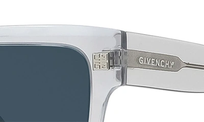 Shop Givenchy Gv Day 53mm Square Sunglasses In Grey / Green