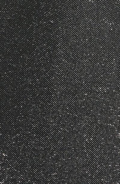 Shop Ramy Brook Marta Metallic Strapless One-piece Swimsuit In Black - Sparkle Metallic Swim