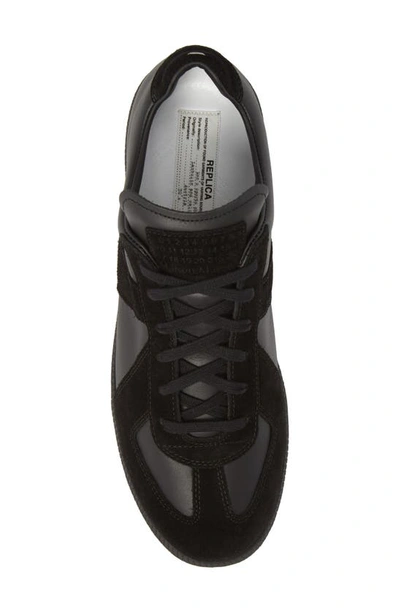Shop Maison Margiela Replica Low Top Sneaker In Black 900