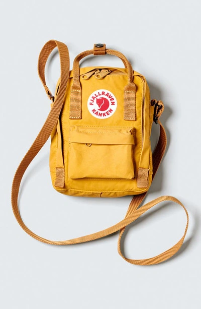 Shop Fjall Raven Kånken Water Repellent Sling Shoulder Bag In Light Oak