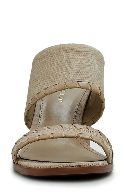 Shop Vince Camuto Kafinny Whipstitch Slide Sandal In Tortilla