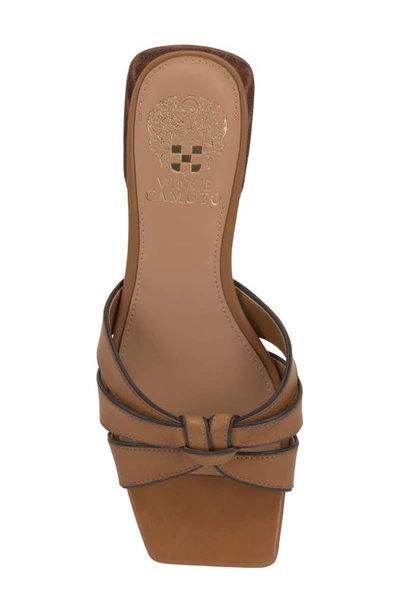 Vince Camuto Selaries Slide Sandal In Golden Walnut
