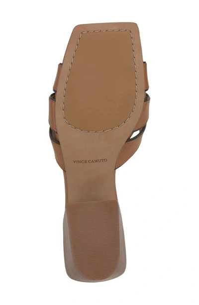 Vince Camuto Selaries Slide Sandal In Golden Walnut