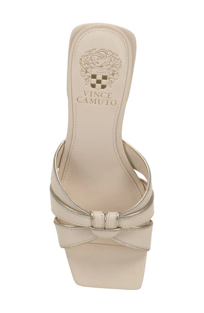 Vince Camuto Selaries Slide Sandal In Warm Vanilla