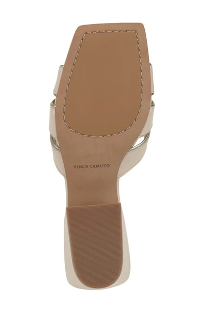 Vince Camuto Selaries Slide Sandal In Warm Vanilla