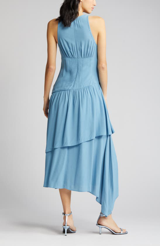 Robe Mi-longue Asymétrique Sans Manches CHELSEA28 Taille 4 - Blanc Cassé, Neuf Sans étiquettes