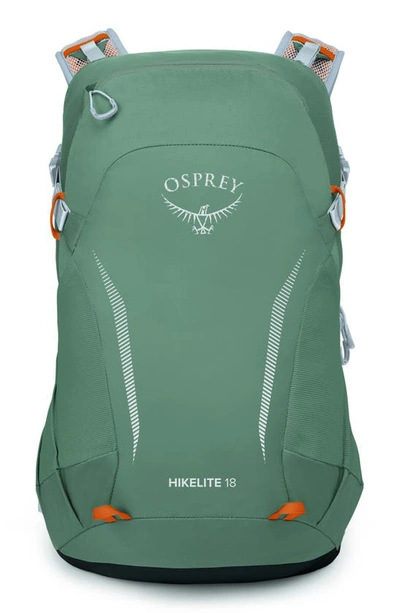 Shop Osprey Hikelite 18l Backpack In Pine Leaf Green